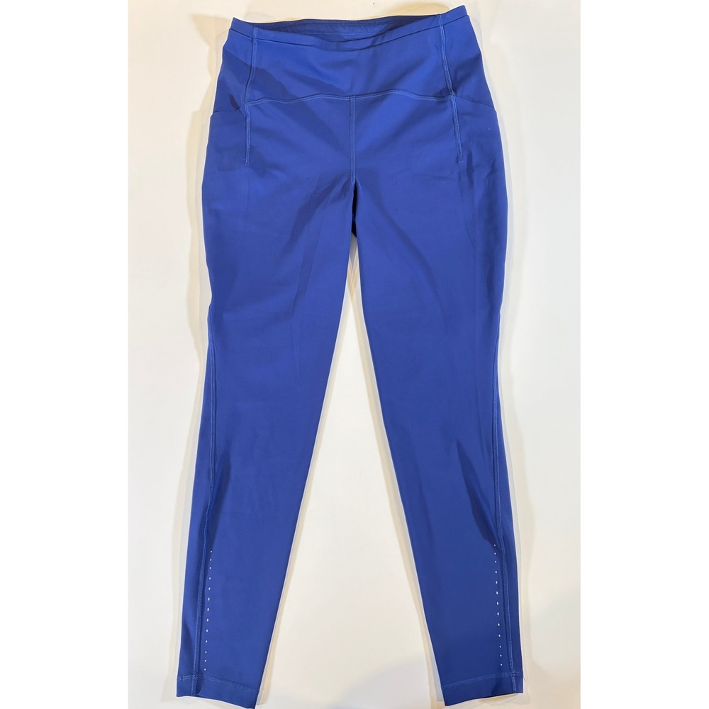 Lululemon Fast and Free High-Rise Tight 25 Nulux Running Leggings Blue Size 10